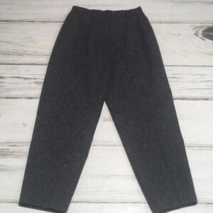 Eddie Bauer Pants Bottoms 12 Wool Slacks Trousers Black Warm Outdoor Active